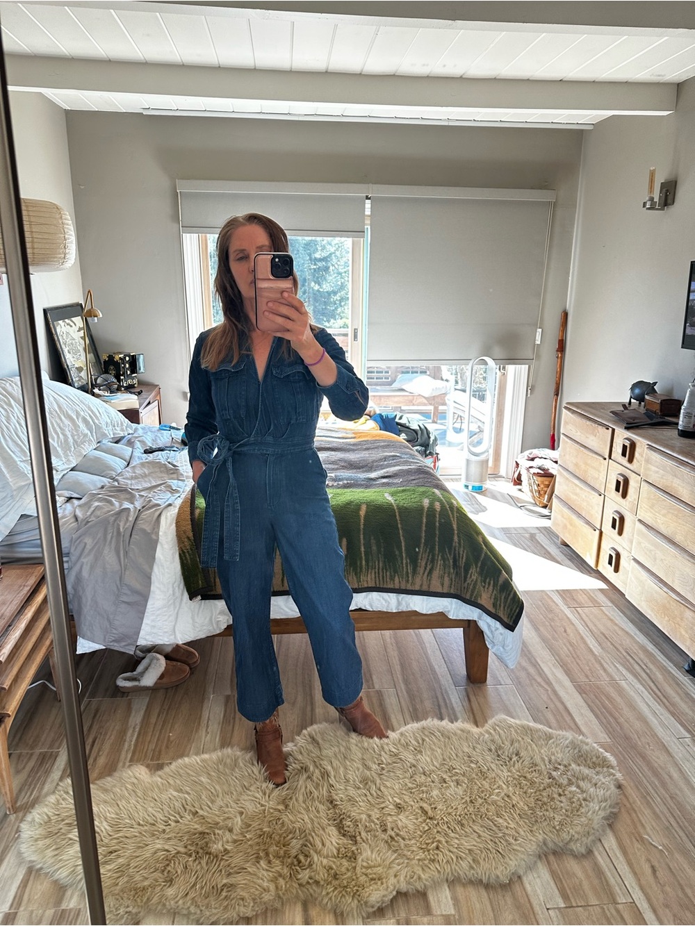 Banana Republic Dark Blue Denim Jumpsuit